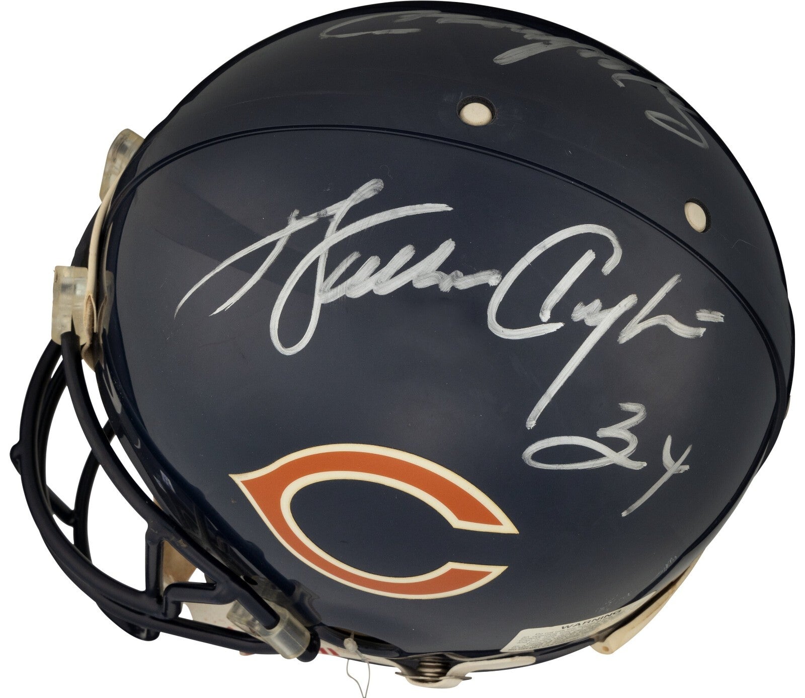 Walter Payton "Sweetness" Signed Chicago Bears Full Size Helmet PSA DNA & BAS