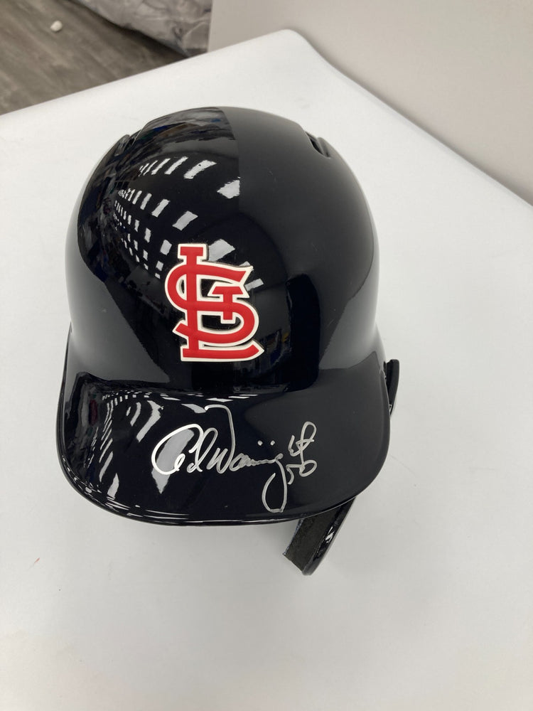 Adam Wainwright Signed 2019 NLCS Game 4 St. Louis Cardinals Game Helmet Beckett