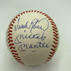 Mickey Mantle Willie Mays Aaron 500 Home Run Signed Baseball PSA DNA Auto Mint 9