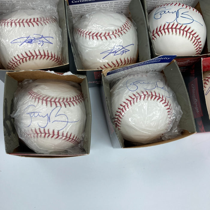 Lot Of (33) Signed Major League Baseballs PSA DNA Angles Orioles Giants Dodgers