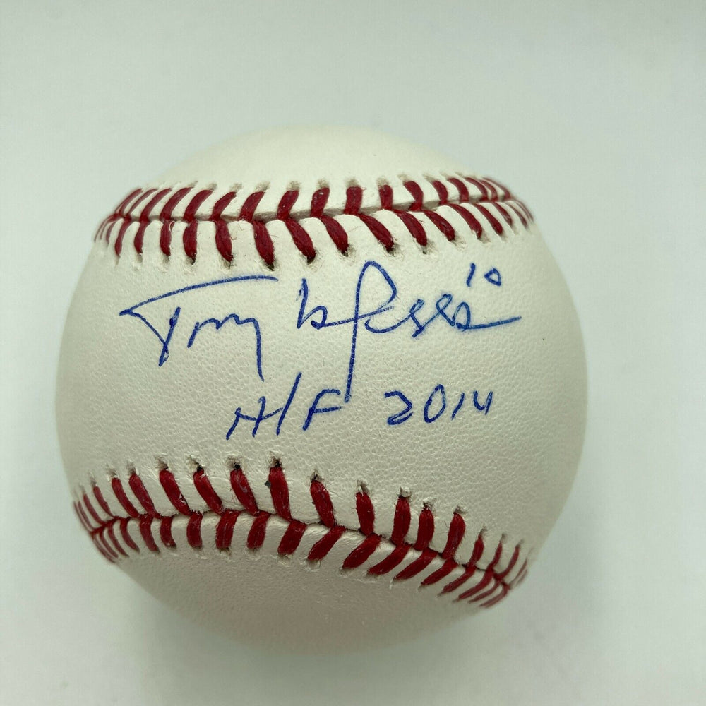 Tony La Russa HOF 2014 Signed Autographed Official Major League Baseball JSA COA