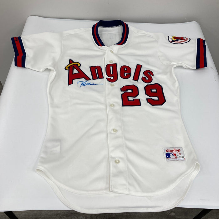 Rod  Jersey Signed Rawlings California Angels Pro Cut Game Jersey JSA COA