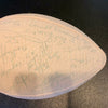 1985 Oklahoma Sooners Troy Aikman Pre Rookie Team Signed Football 80 Sigs! JSA