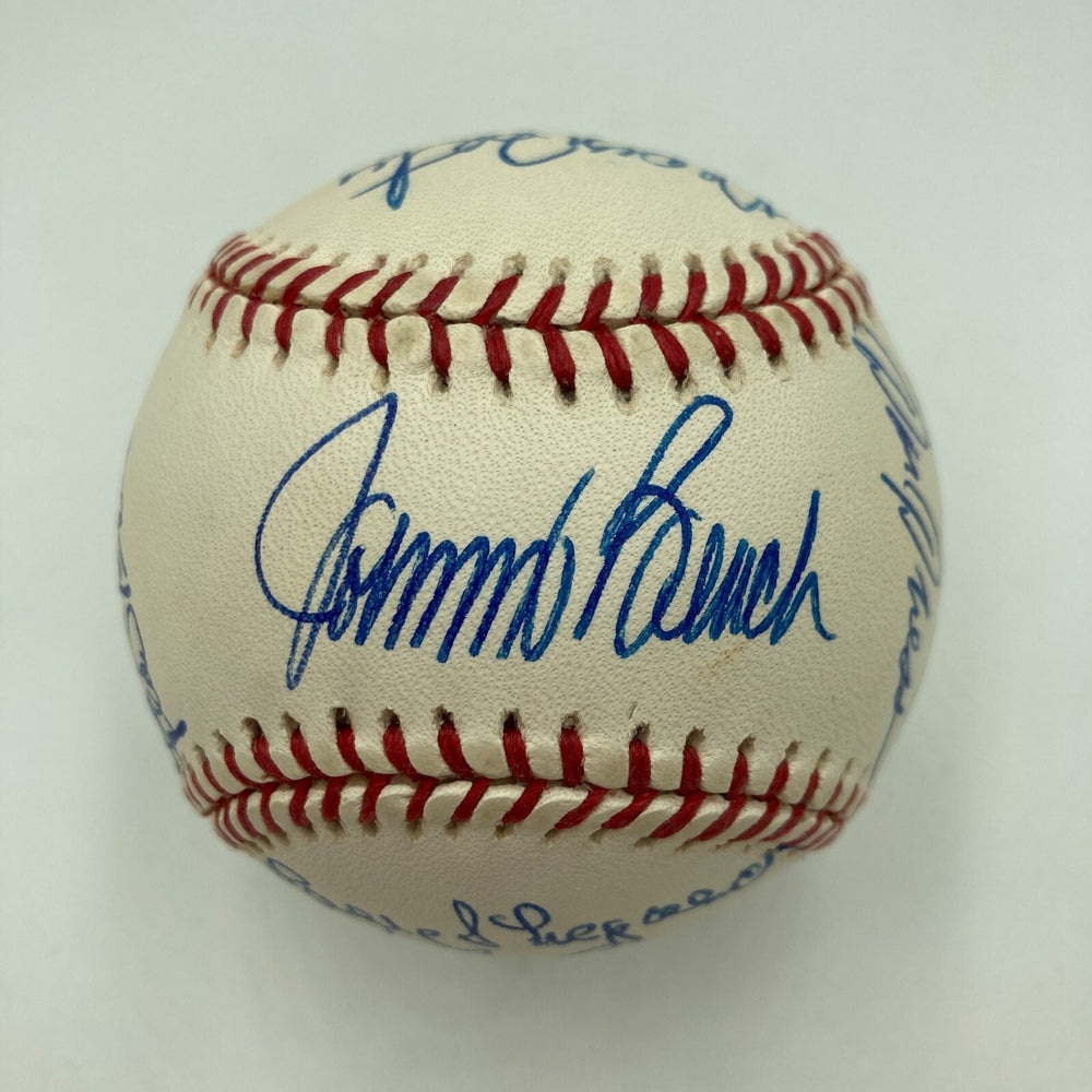 1976 Cincinnati Reds World Series Champs Team Signed Baseball Beckett COA