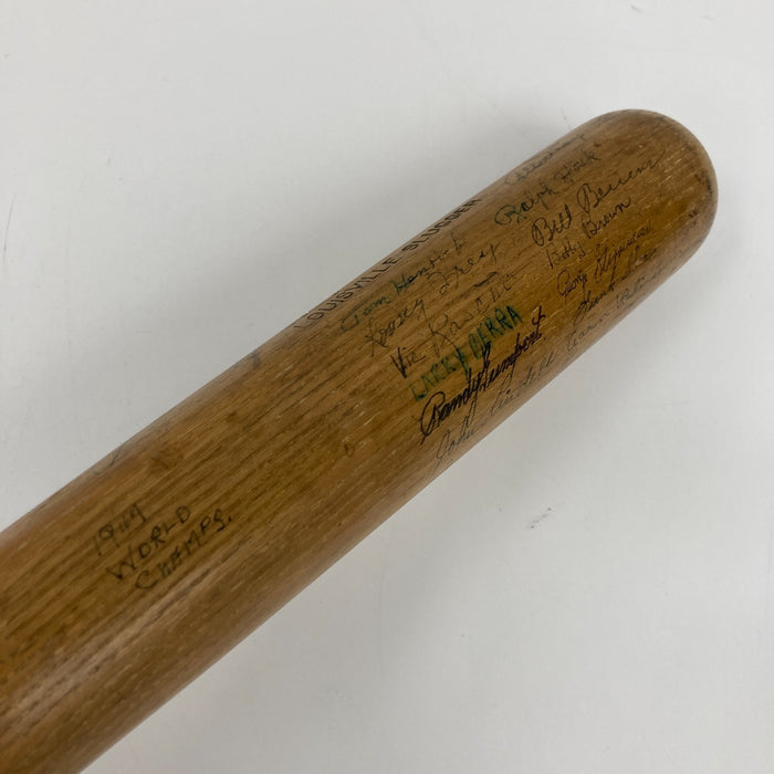 1947 New York Yankees World Series Champs Team Signed Baseball Bat PSA DNA