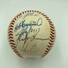 Derek Jeter Mariano Rivera Core Four Rookie 1995 Yankees Signed Baseball JSA