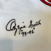 Ozzie Smith "78-96" Signed Authentic St. Louis Cardinals Game Model Jersey JSA