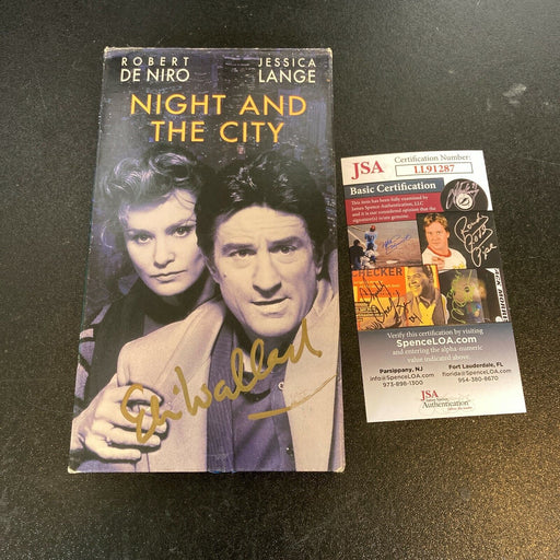 Alan King & Eli Wallach Signed Night & The City VHS Movie JSA COA