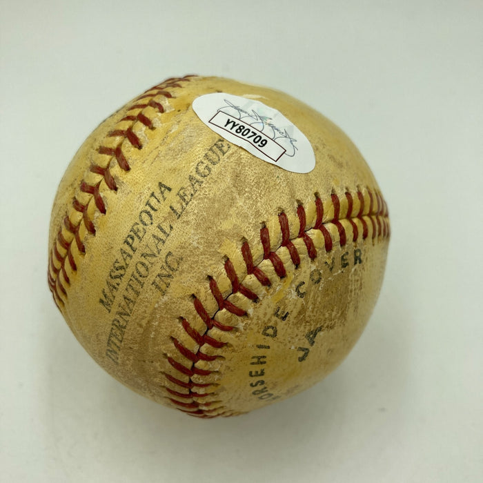 Mrs. Babe Ruth Signed Autographed 1950's Minor League Baseball JSA COA