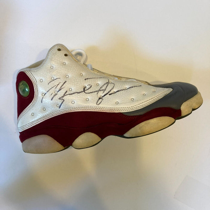 Michael Jordan Dual Signed Jordan Sneakers Shoes JSA COA Big Auto