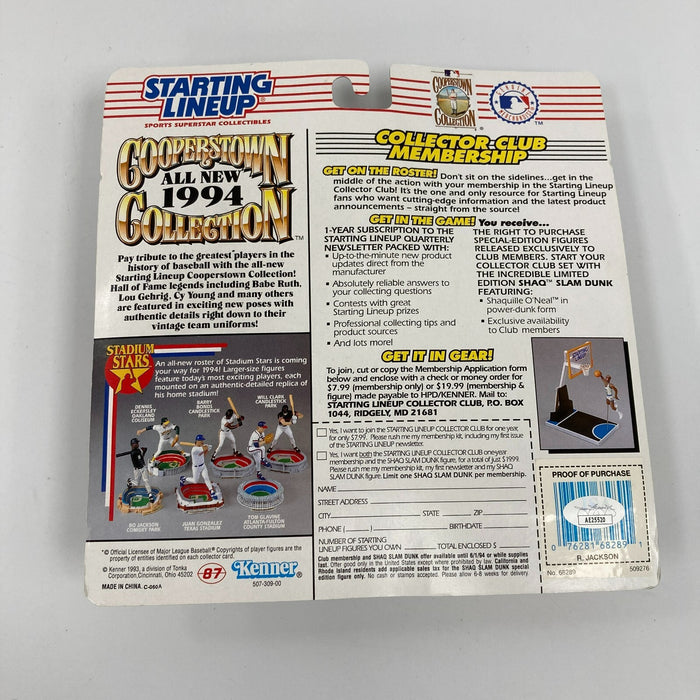 Reggie Jackson Signed Autographed Starting Lineup SLU With JSA COA