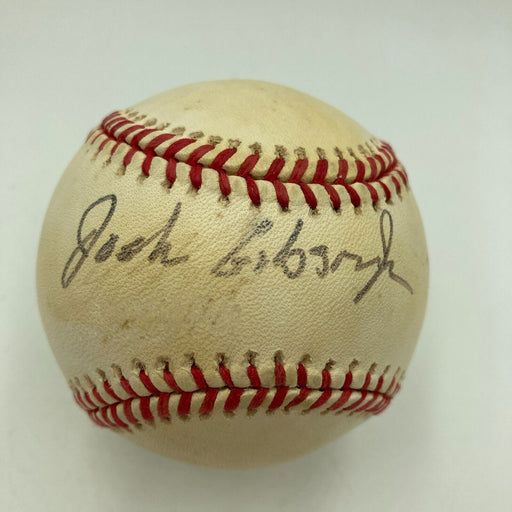 Josh Gibson Jr. Signed Official Major League Baseball Negro League Legend JSA