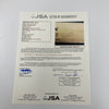 Mark Mcgwire 1987 Rookie Signed Game Model Baseball Bat ROY JSA COA