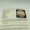 1967 Boston Red Sox AL Champs Team Signed American League Baseball JSA