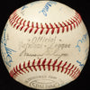 Stunning 1950's Hall Of Fame Multi Signed Baseball Rogers Hornsby Paul Waner PSA