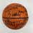 1987-88 Portland Trail Blazers Team Signed Game Used Spalding Basketball JSA COA