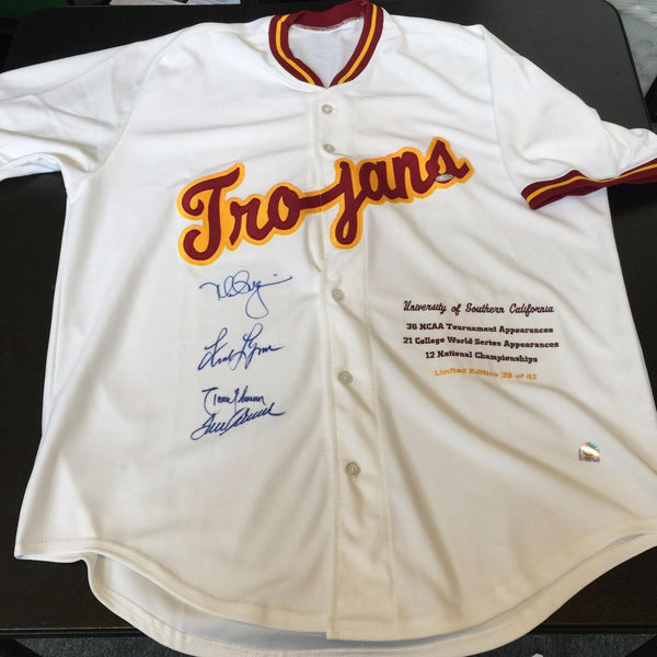 Mark McGwire, Randy Johnson, Tom Seaver Signed USC Trojans Jersey Steiner COA