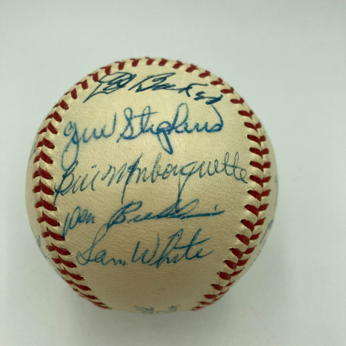 Ted Williams 1958 Boston Red Sox Team Signed American League Baseball JSA COA