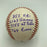 Bill Mazeroski Signed Heavily Inscribed Career STAT Baseball Reggie Jackson COA