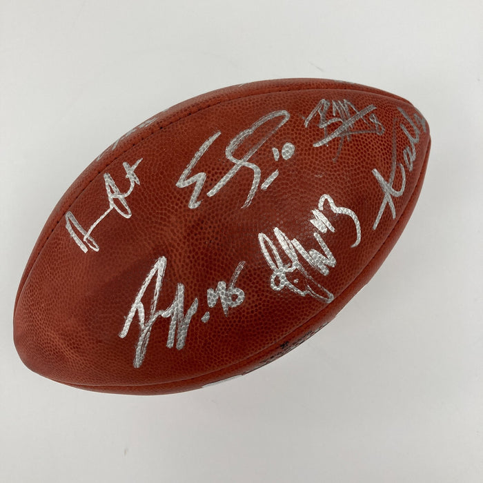 2015 Denver Broncos Super Bowl 50 Champs Team Signed NFL Football JSA COA