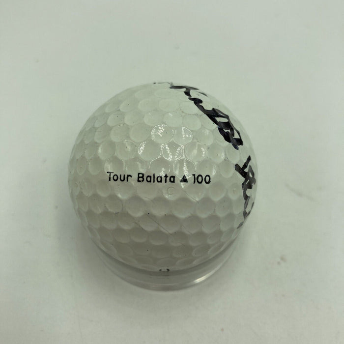 Earl & Kultida Woods Signed Golf Ball Tiger Woods Parents Beckett COA