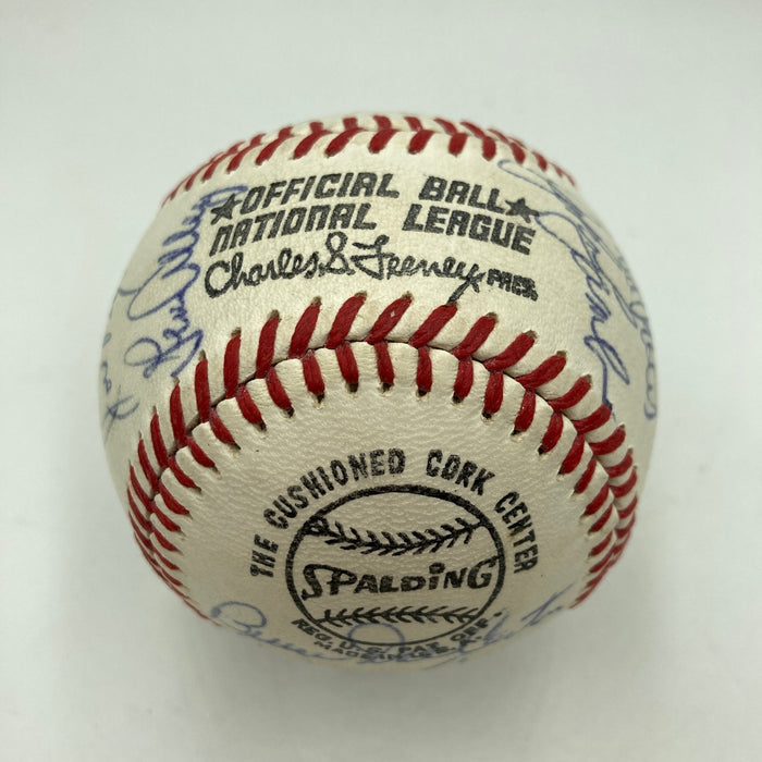1970 Pittsburgh Pirates Team Signed Baseball With Roberto Clemente JSA