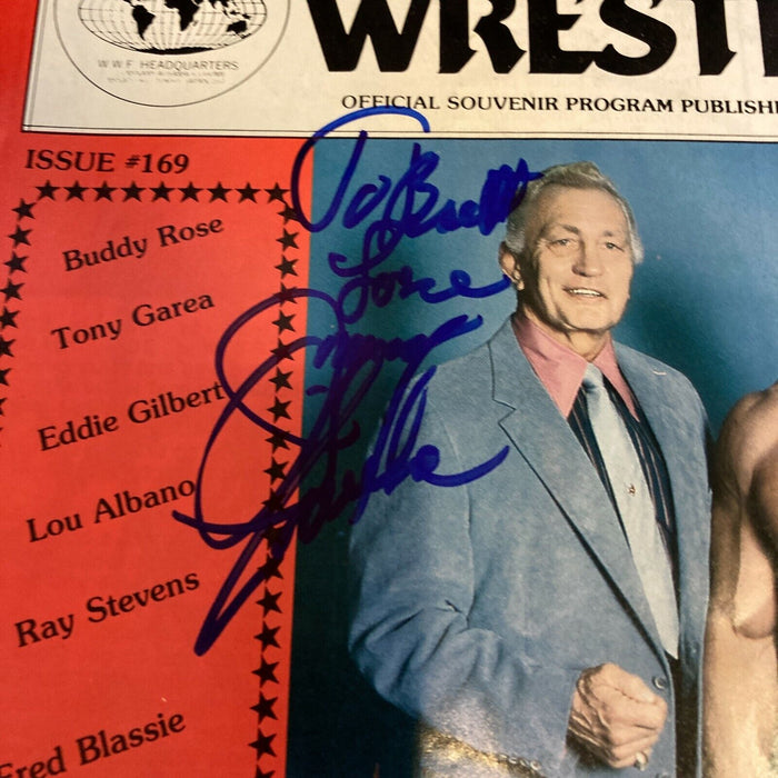 Jimmy Snuka Signed Autographed 1983 WWF Wrestling Program With JSA COA