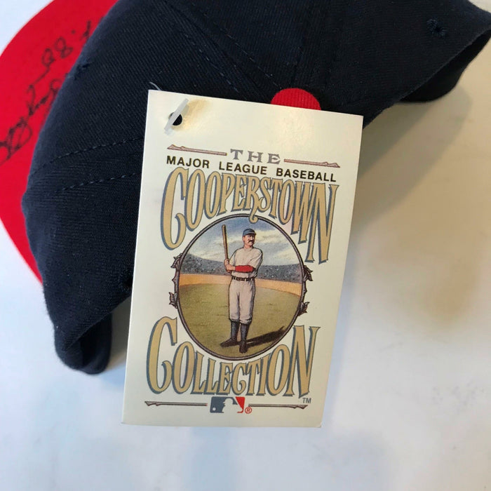 Enos Country Slaughter Hall Of Fame 1985 Signed St. Louis Cardinals Hat JSA COA