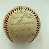 1941 Chicago Cubs Team Signed Official National League Baseball With JSA COA