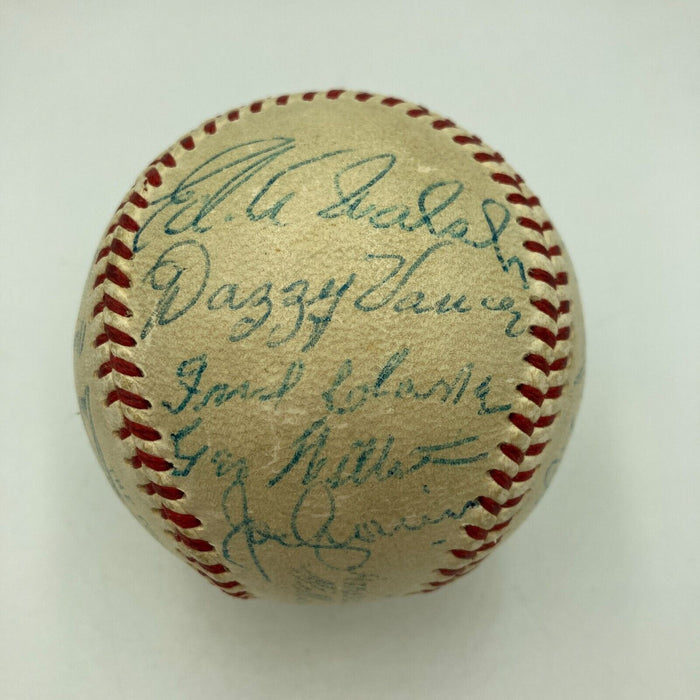 The Finest 1955 HOF Induction Signed Baseball Jimmie Foxx Joe Dimaggio Beckett