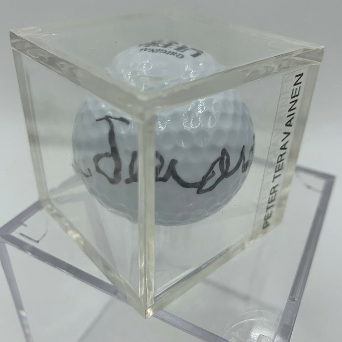 Peter Teravainen  Signed Autographed Golf Ball PGA With JSA COA