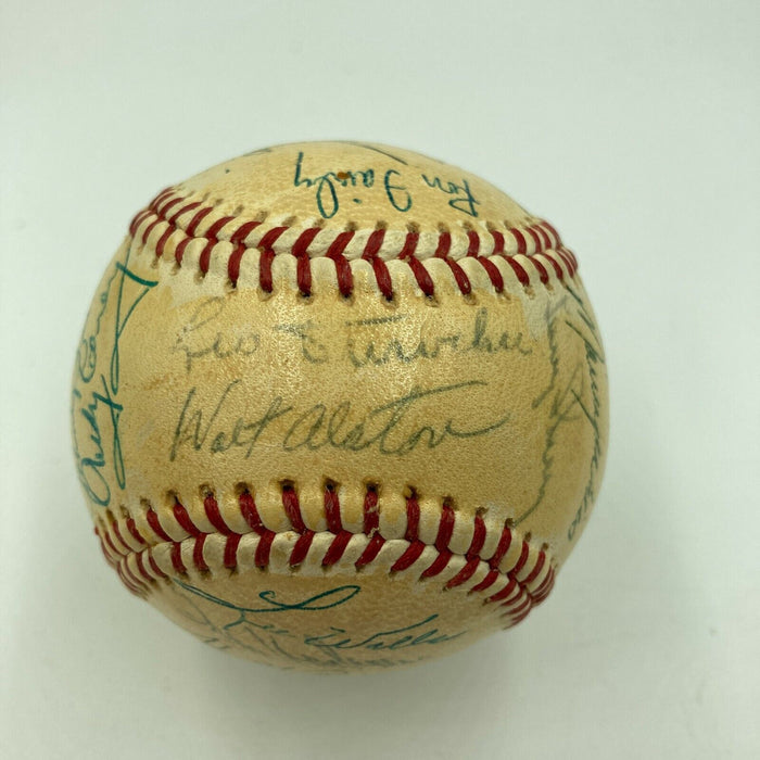 1963 Los Angeles Dodgers World Series Champs Team Signed Baseball JSA COA