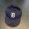 Hank Greenberg Signed Vintage Detroit Tigers Baseball Hat Beckett COA