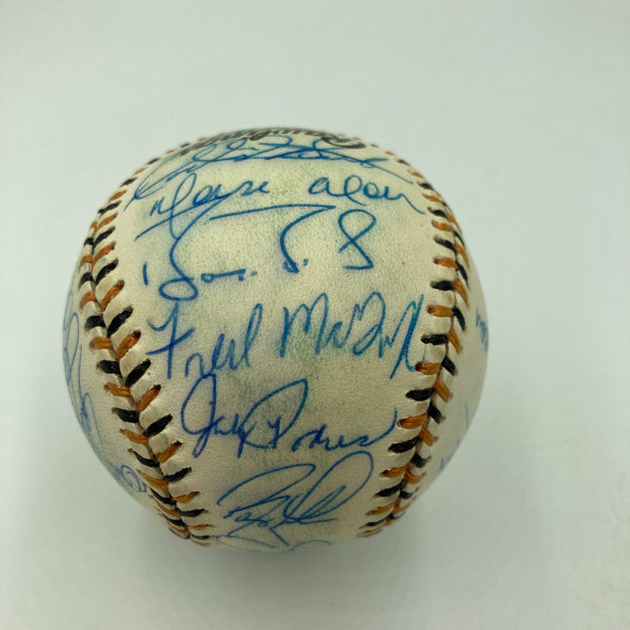 1994 All Star Game National League Team Signed Baseball Barry Bonds PSA DNA COA