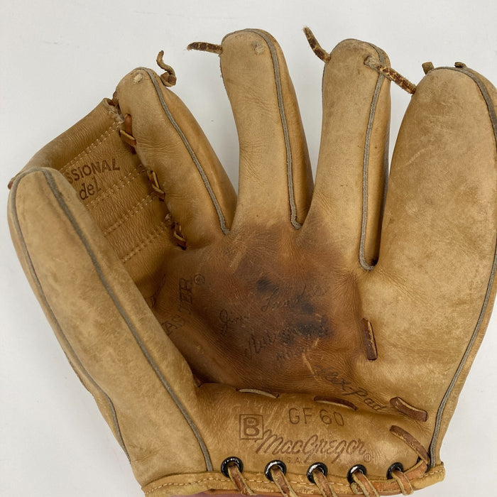 Jackie Robinson Single Signed Baseball Glove The Only One Known JSA COA