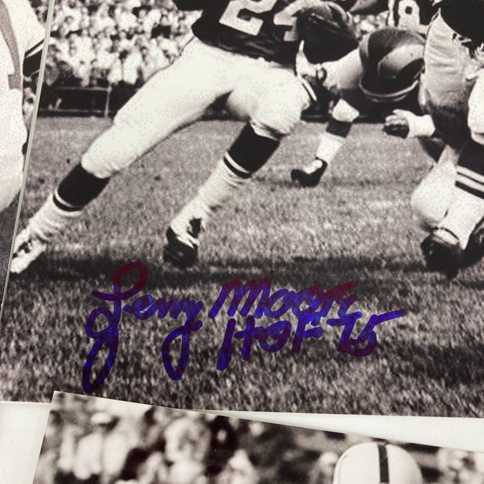 Lot Of (14) Gino Marchetti & (4) Lenny Moore Signed 8x10 Photos Baltimore Colts