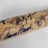 1975 Cincinnati Red & Boston Red Sox World Series Team Signed Bat Beckett