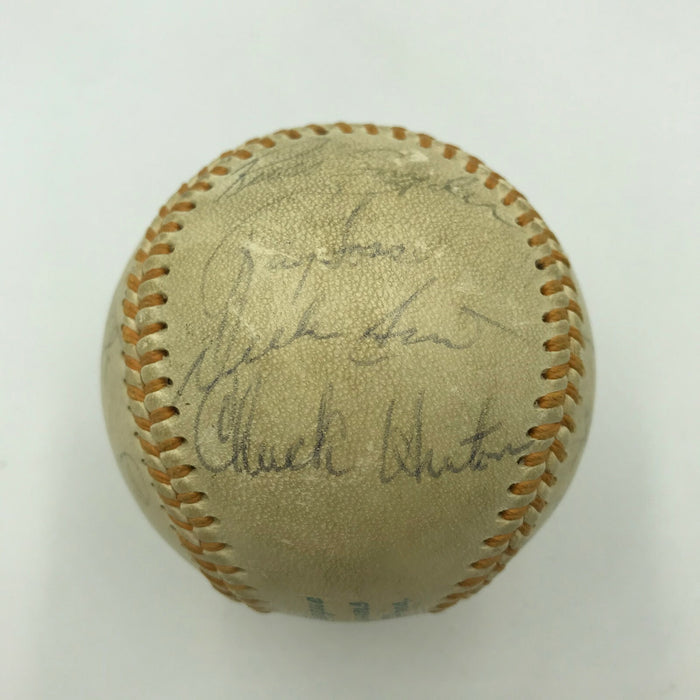 1969 Cleveland Indians Team Signed Autographed American League Baseball