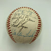 Vintage 1975 Boston Red Sox AL Champs Team Signed Baseball Carl Yastrzemski BAS