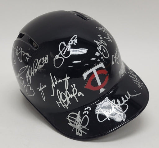 2019 Minnesota Twins Team Signed Game Model Helmet Beckett COA