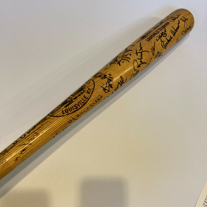 1973 Pittsburgh Pirates Team Signed Game Issued Baseball Bat With JSA COA
