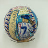 Mickey Mantle & Joe Dimaggio Signed Charles Fazzino Pop Art Baseball PSA RARE
