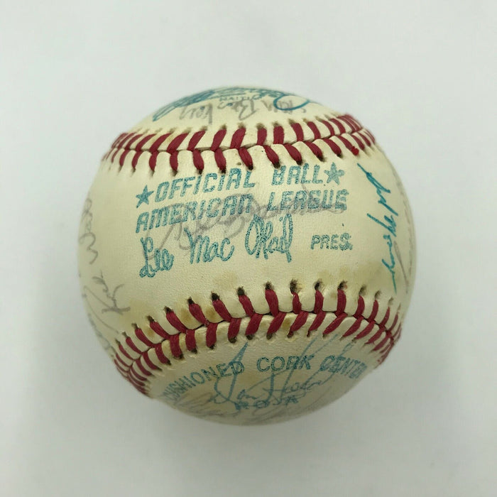 1977 Cleveland Indians Team Signed American League Baseball Frank Robinson