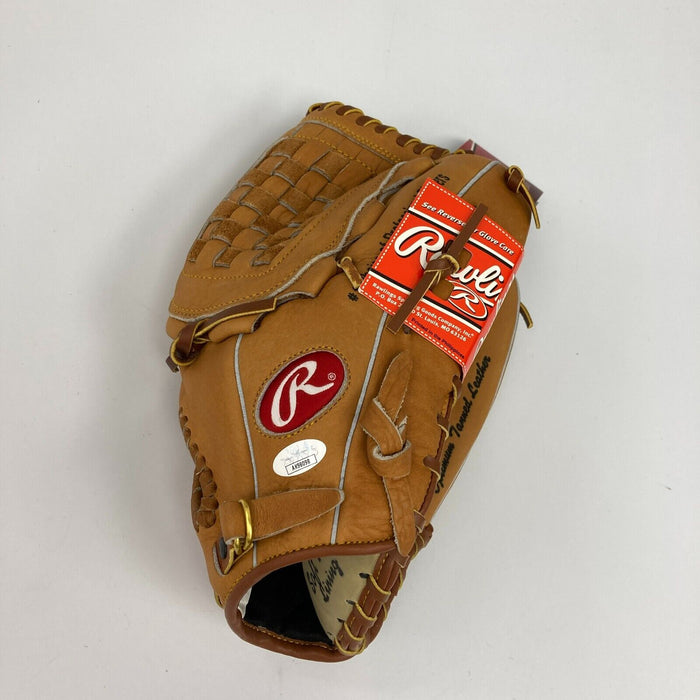 Nolan Ryan Signed Rawlings Game Model Baseball Glove JSA COA