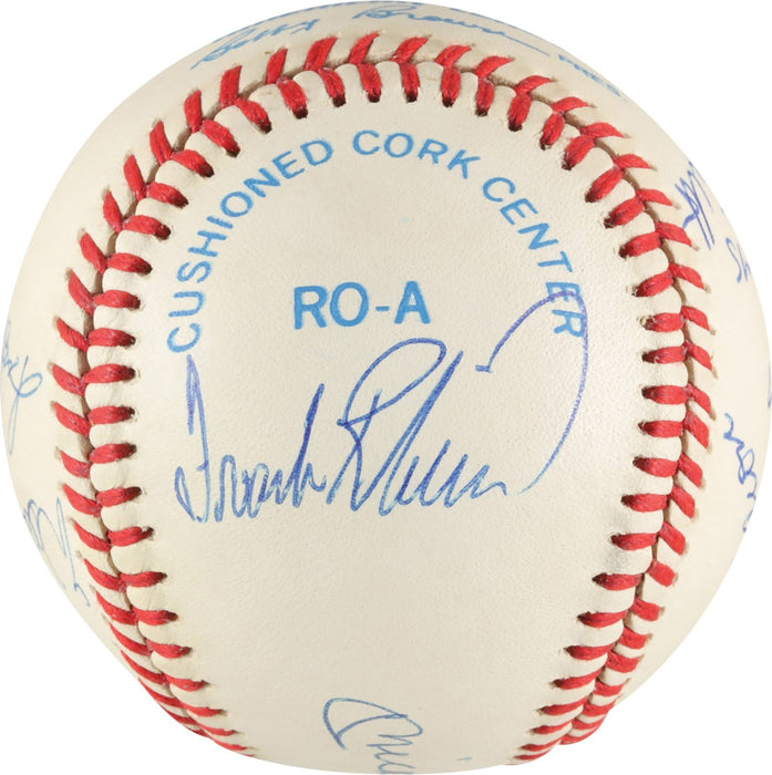 500 Home Run Signed Baseball Mickey Mantle Hank Aaron Willie Mays 10 Sigs PSA