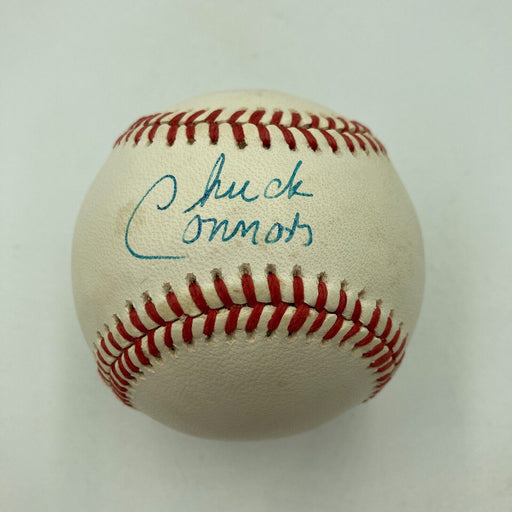 Chuck Connor Signed National League Baseball The Rifleman JSA COA