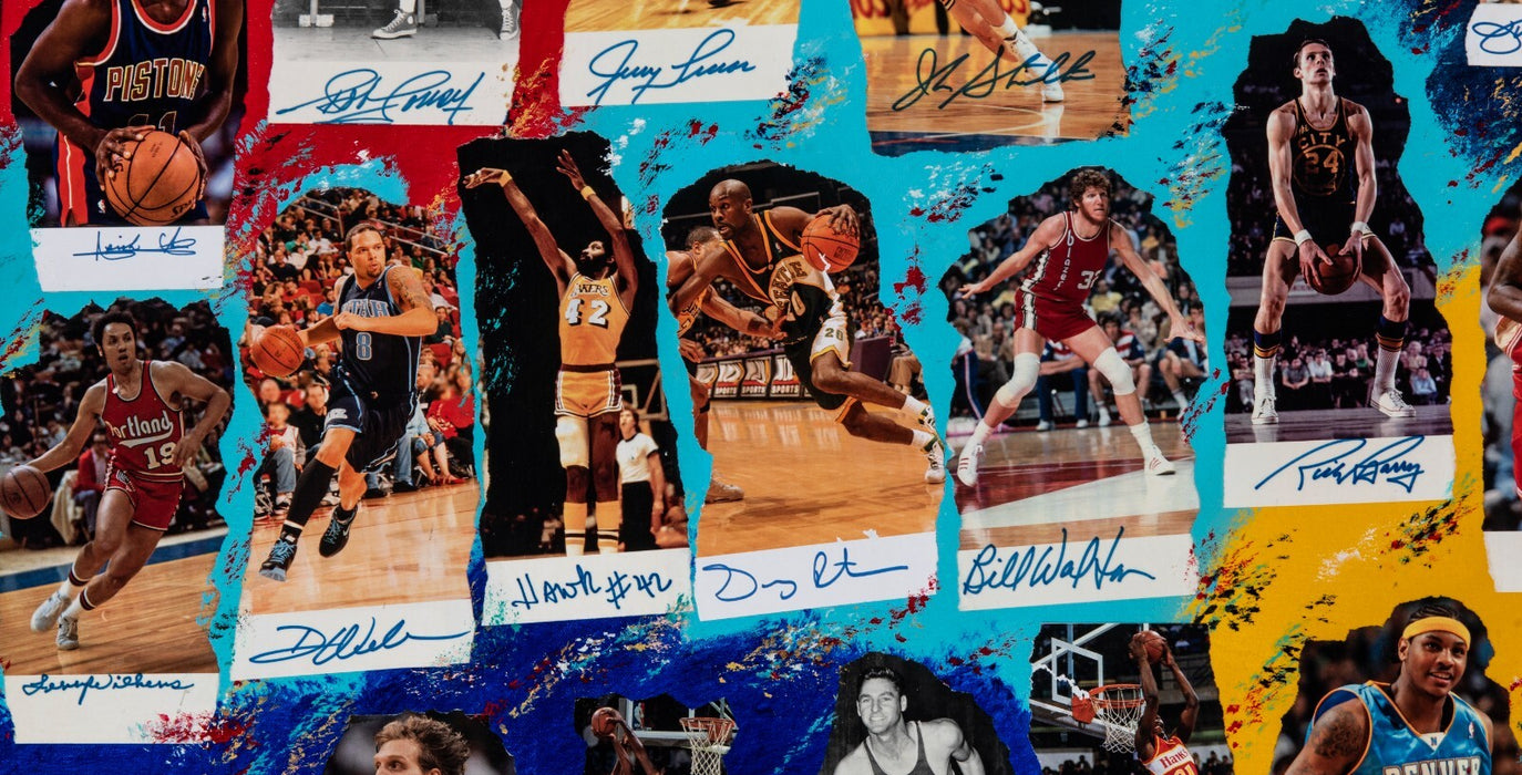 Michael Jordan Kobe Bryant LeBron James Signed Legends Of The Game Art