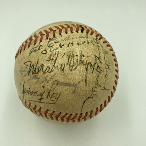 Extraordinary Martin Dihigo Signed 1940's Baseball JSA COA Hall Of Fame