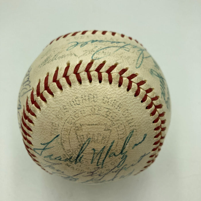 Ted Williams 1958 Boston Red Sox Team Signed Official American League Baseball