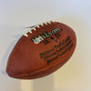 Walter Payton Signed Wilson NFL Game Football Beckett COA